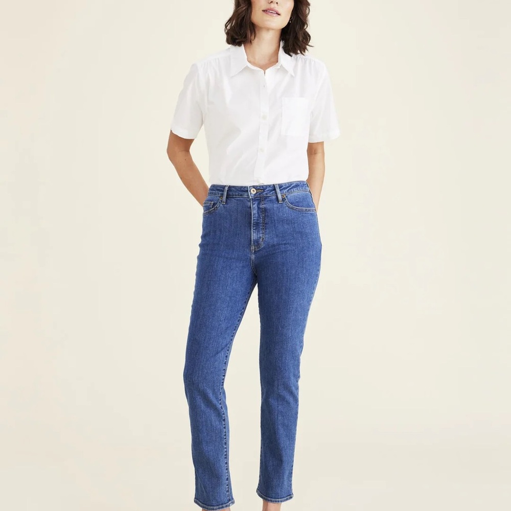 Dockers Minna 5 Pocket High Slim Fit Women’s Blue Jeans